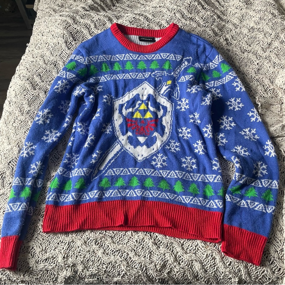 The Legend of Zelda Ugly Christmas Sweater - Size Medium